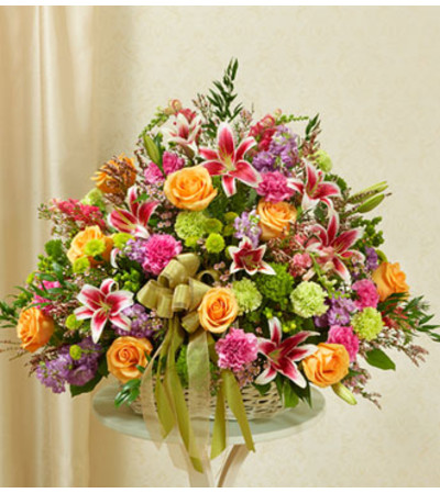 Pastel Sympathy Basket Pastel Sympathy Basket