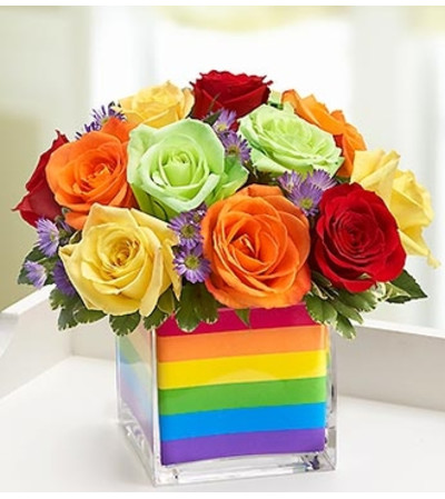 The Rainbow Bouquet™ - Multicolored Roses The Rainbow Bouquet™ - Multicolored Roses
