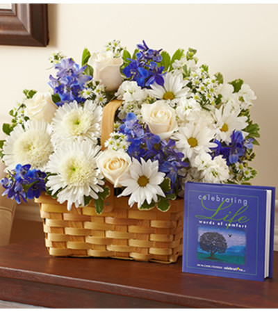 Celebrating Life - Blue and White Celebrating Life - Blue and White