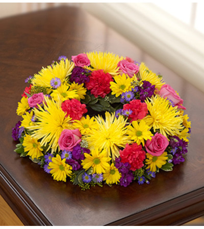 Cremation Wreath - Multicolor Bright Cremation Wreath - Multicolor Bright