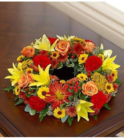 Cremation Wreath - Fall Cremation Wreath - Fall