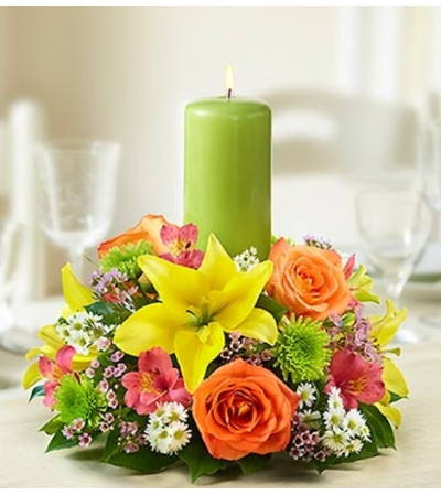 Fields of Europe™ Centerpiece with Pillar Fields of Europe™ Centerpiece with Pillar