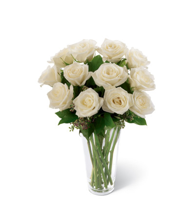 The FTD® White Rose Sympathy Bouquet The FTD® White Rose Sympathy Bouquet