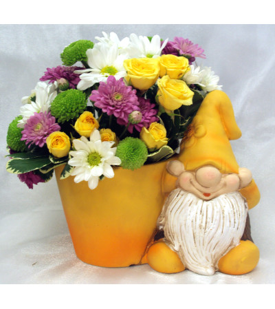 Garden Gnome Yellow Garden Gnome Yellow