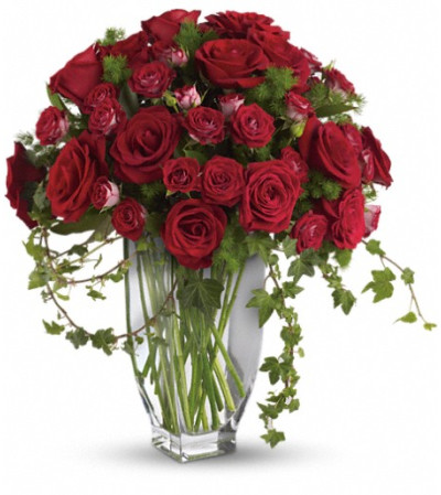 Teleflora's Rose Romanesque Bouquet - Red Roses Teleflora's Rose Romanesque Bouquet - Red Roses