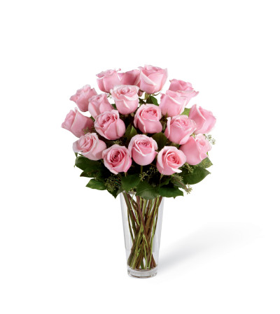The FTD® Pink Rose Bouquet The FTD® Pink Rose Bouquet