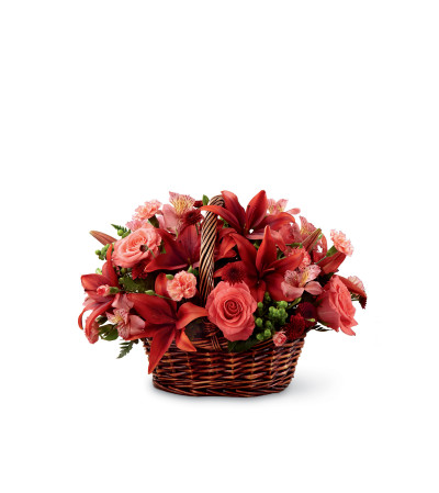 The FTD® Bountiful Garden™ Coral Basket The FTD® Bountiful Garden™ Coral Basket