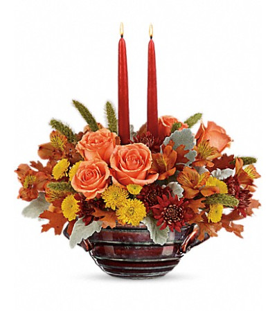 Teleflora's Celebrate Fall Centerpiece Teleflora's Celebrate Fall Centerpiece