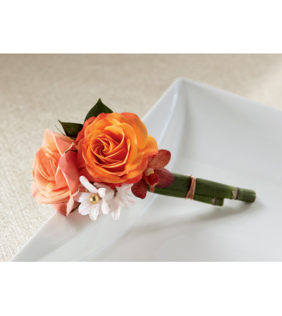 The FTD® Sunset Dream™ Boutonniere The FTD® Sunset Dream™ Boutonniere