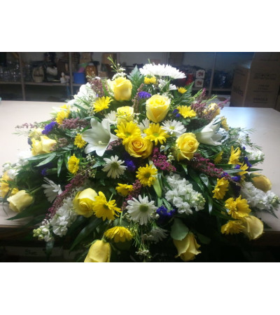 Sunny Yellow Casket Piece Sunny Yellow Casket Piece