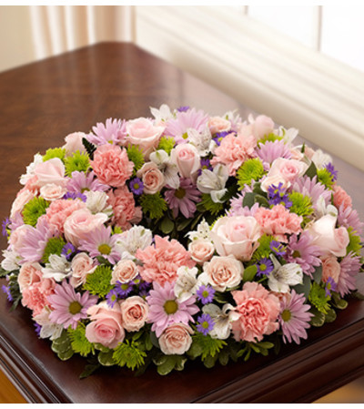 Cremation Wreath - Multicolor Pastel Cremation Wreath - Multicolor Pastel