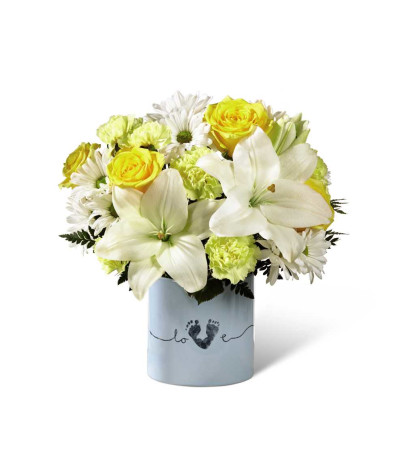 The FTD® Tiny Miracle™ New Baby Boy Bouquet The FTD® Tiny Miracle™ New Baby Boy Bouquet