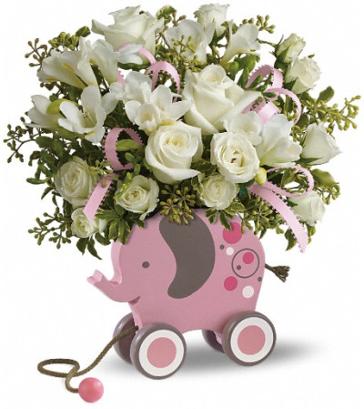 MiGi Baby Elephant by Teleflora - Pink MiGi Baby Elephant by Teleflora - Pink