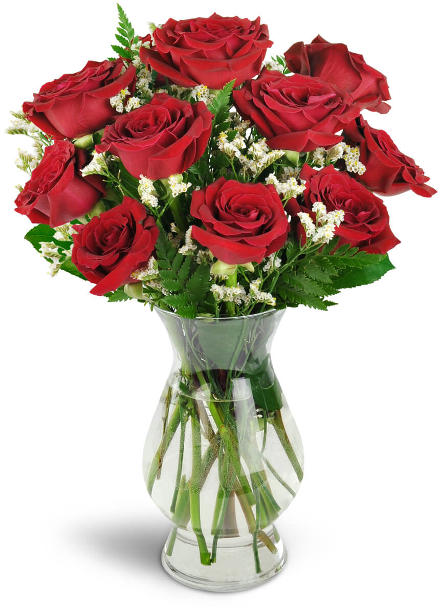 5 Dozen Red Rose Bouquet in Grand Prairie, TX | Vivid Flowers