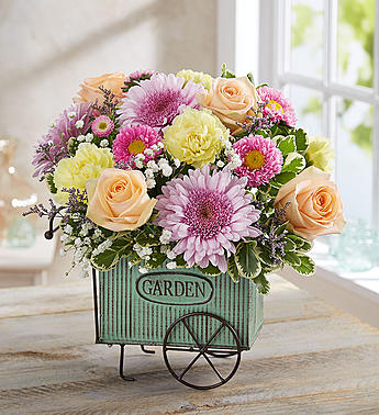 Send Blooming Garden Cart™ in Charlotte, NC - Flowers of Charlotte