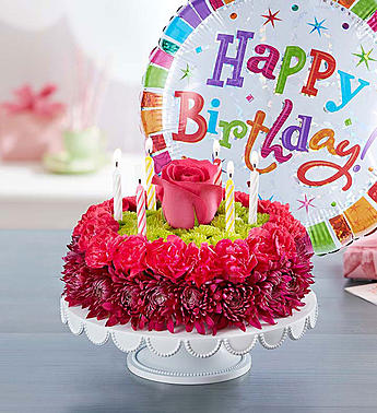 happy birthday cake and wishes