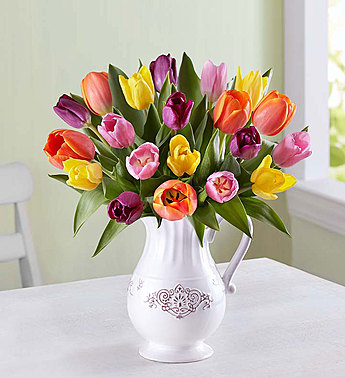 Send Welcome Spring™ Tulip Bouquet in Charlotte, NC - Flowers of