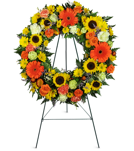 SUNFLOWER WREATH - Petals Flower Shop & Florist