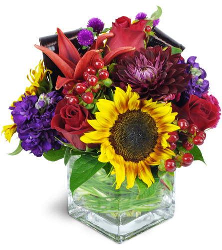 Sunshine Daisy Rose Bouquet™ - Send to Moline, IL Today!