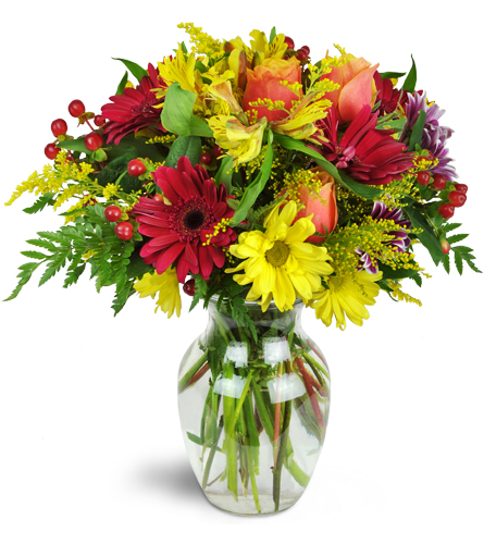 Sunshine Daisy Rose Bouquet™ - Send to Moline, IL Today!