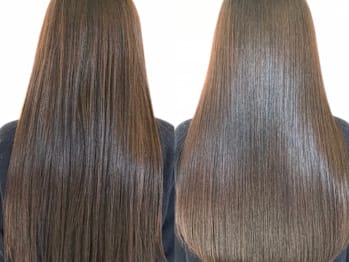 hair labo uniの店内