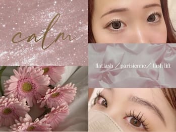 calm eyelashsalon 北野田店の店内
