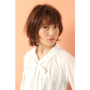 ふんわり束感ボブ