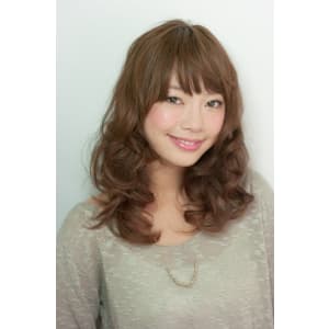 ふわっふわっガーリィウェーブヘア