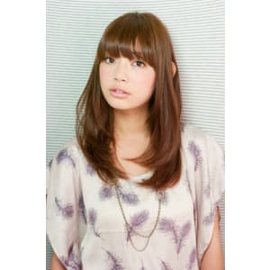 美人ストレートロング
