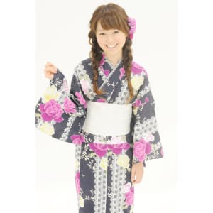 浴衣☆編み込みおさげ