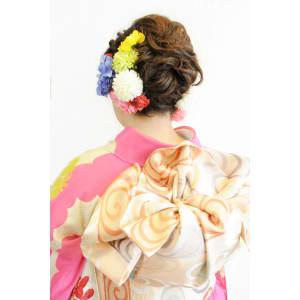 華やか振袖着付☆ヘアセット★