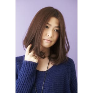 フェミニンストレート　ふんわりロング　ゆる巻きロング　
