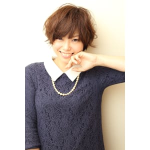 大人可愛いマニッシュショート