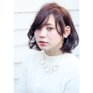 クラシックボブ　キュートボブ　ふんわりボブ　スタイル