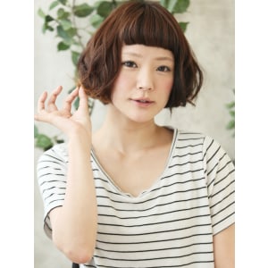 無邪気な甘さを与えるマッシュボブ★ミックスパーマ 【巣鴨店】