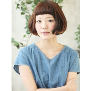無邪気な甘さのマッシュボブ★みじかめの眉上バング【巣鴨店】
