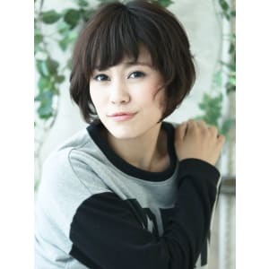 顔周りを包み込む毛先でラブリー度を底上げ！【巣鴨店】