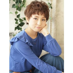 髪の柔らか質感を引き出し女性らしく~ガーリーショート - 美容室 コミュニティサロン と和×美髪 巣鴨店【ビヨウシツ コミュニティサロントワ ビガミ スガモテン】掲載中