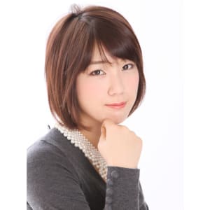 大人可愛いナチュラルストレートベーシックボブｓｔｙｌｅ