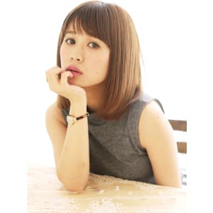 ふんわりボリュームミディー 毛先のふんわり感がカワイイ！