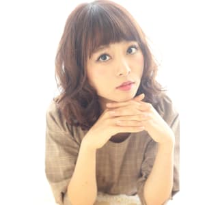 外国人風、アンニュイ、ミディー、ウエーブ