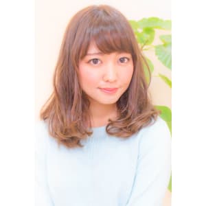 ☆メルティーカラーでふんわりセミディ