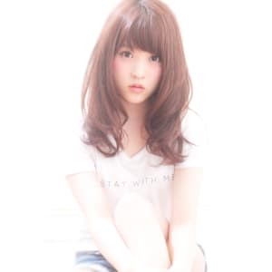 2015春夏　セミロング　ニュアンスパーマ　メルティーカラー