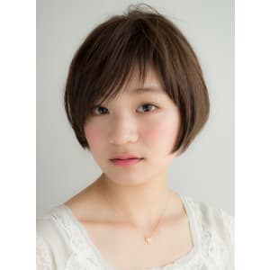 シースルーバングで２wayショートヘア