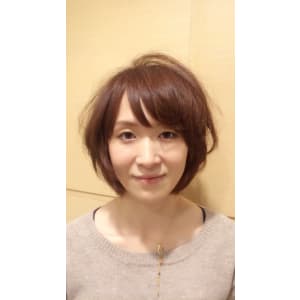 大人カジュアル☆ショートブラウン