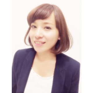 艶ナチュラルブラウンボブ