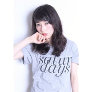 大人可愛い☆黒髪セミロング