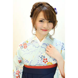 ☆袴　着付＋ヘアセット　☆　卒業式パック