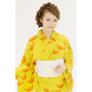 浴衣　着付け　ヘアセット　花火　横浜　元町