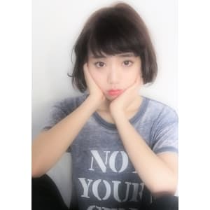 【RIMA】外国人風☆ニュアンスbob×ダークグレージュ